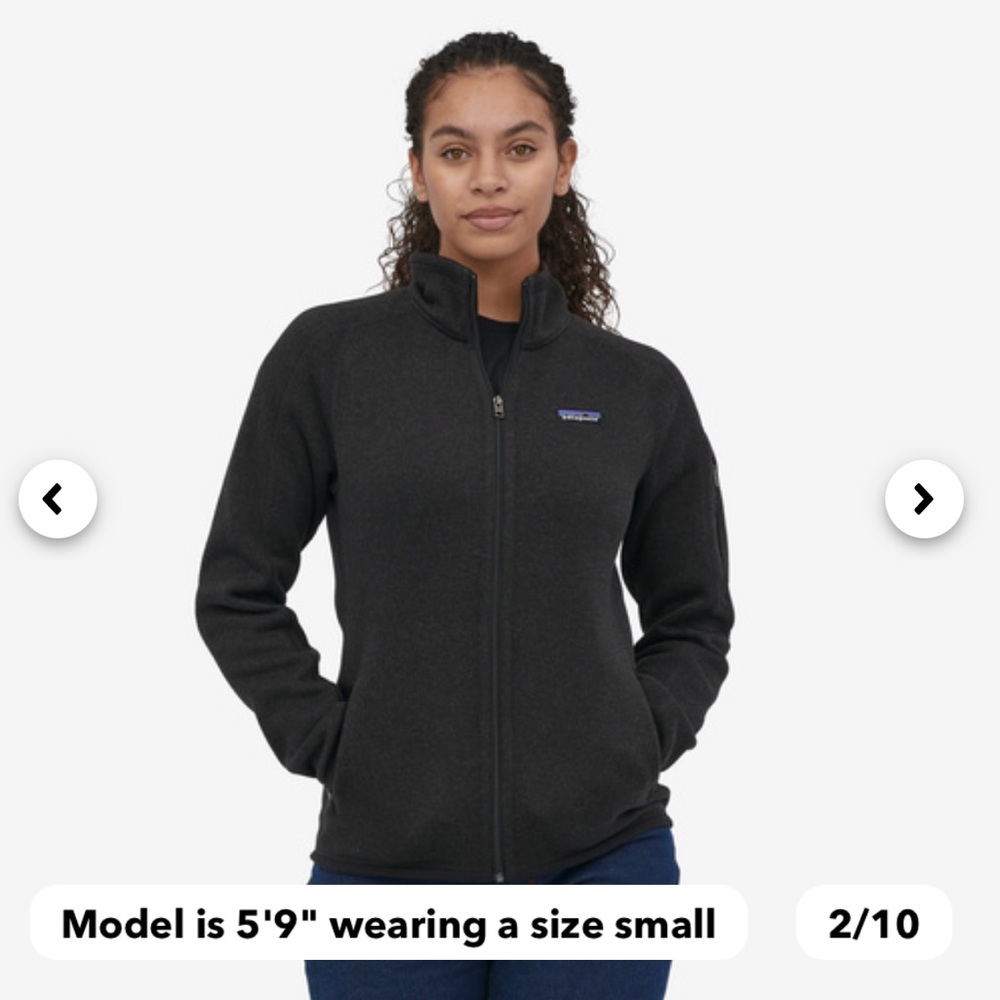 GUC Black Patagonia Better Sweater Fleece Jacket
